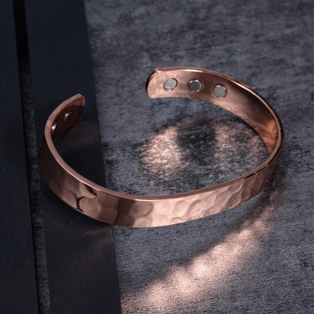 WAVE Point Magnetic PURE copper Bracelet Men adjustable arthritis Health Energy Women