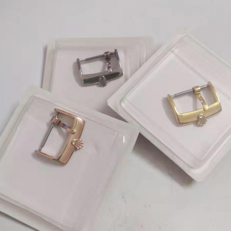 คุณภาพดี ปรับให้เข้ากับ Rolex Rolex Buckle Pin Buckle Silver Rose Gold 14 16 18 20 Buckle Watch Acce