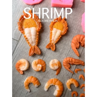 รวมแม่พิมพ์ กุ้ง กุ้งแม่น้ำ กุ้งแกะ กุ้งฝอย กุ้งแห้ง เหมือนจริงที่สุด
