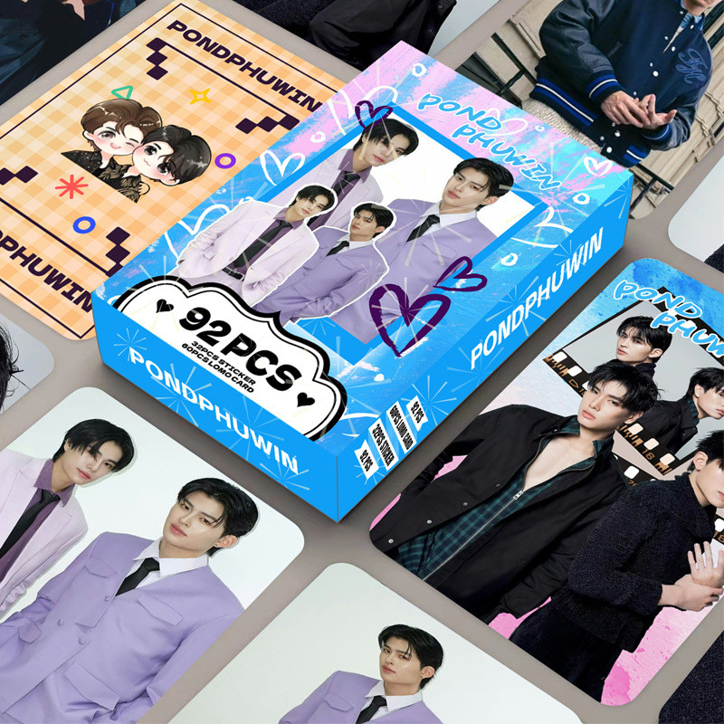 92-124pcs Thai Star GMMTV ATLAS ENGLOT การ์ด Lomo Pondphwin LINGORM Gemini Fourth Joong Dunk Winny S