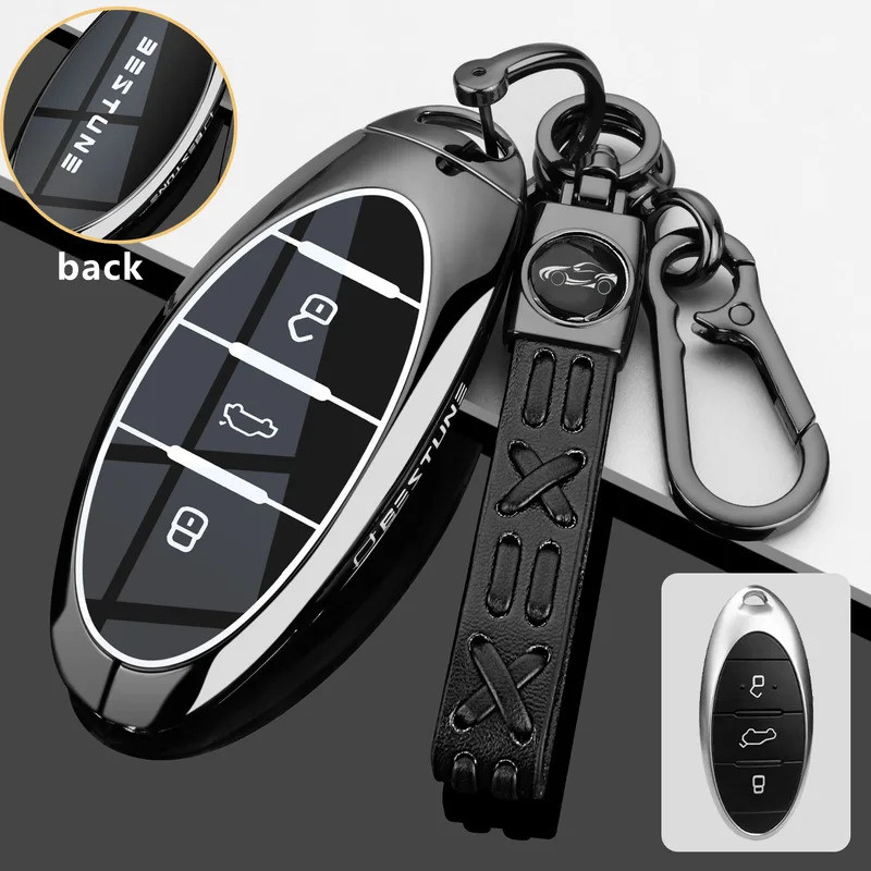 Zinc Alloy Car Key Case fob Shell for Faw Bestune X40 T77 T77pro T33 T55 T99 B30 B70 B70S M9 Remote 