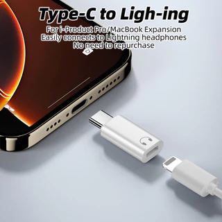 Type C ถึง IOS หูฟังอะแดปเตอร์เสียง USB C ชาย IOS หญิงหูฟัง Converter สําหรับ iPh 16 15 โทรศัพท์แท็บเล็ต