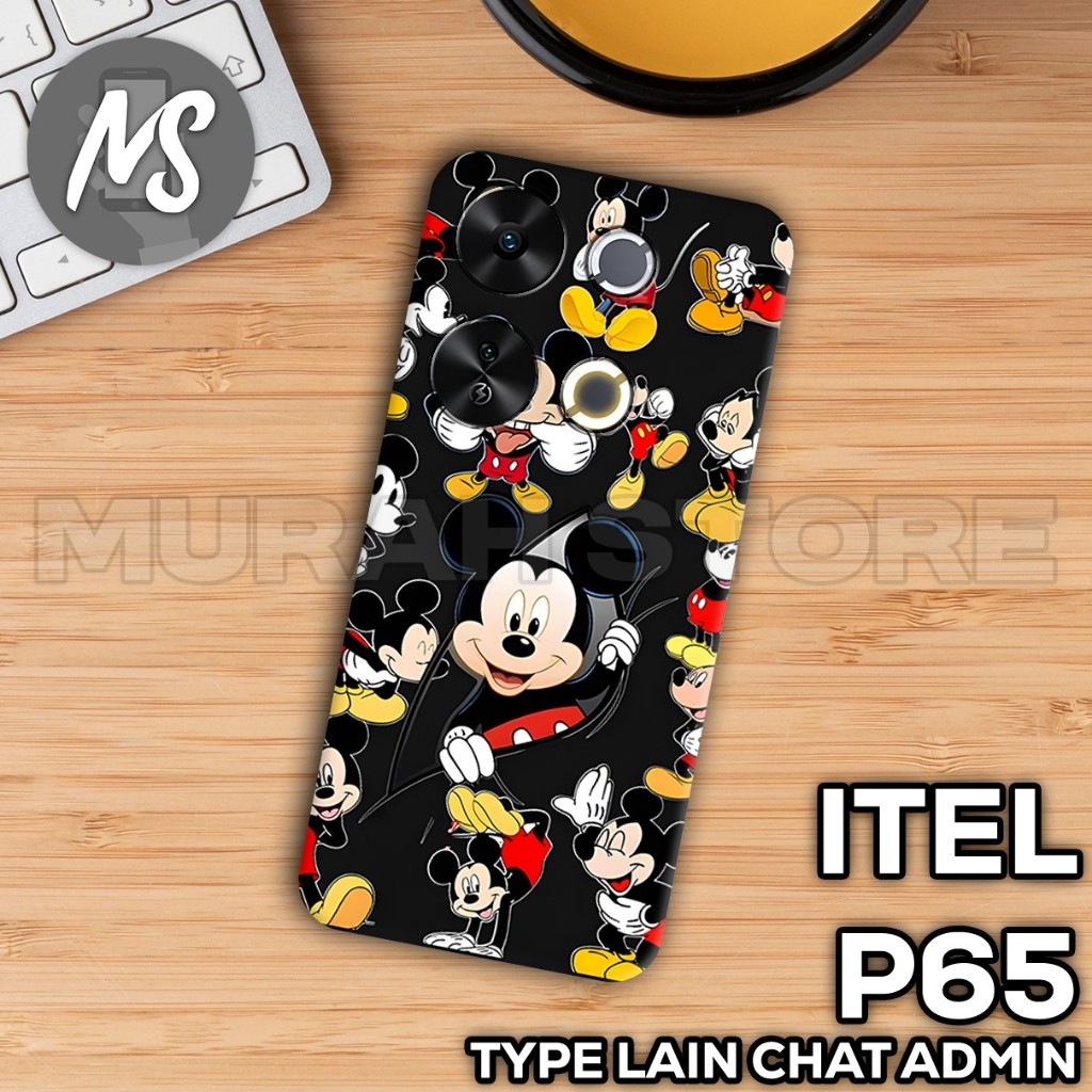 Softcase Itel P65 [MS28 Girl/Boy Motif] Case Itel P65 MS / Silicon / Pro Camera