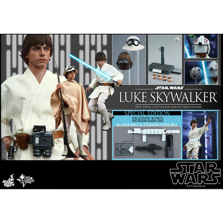 HotToys HT 1/6 MMS297 Star Wars Skywalker White Young Luke