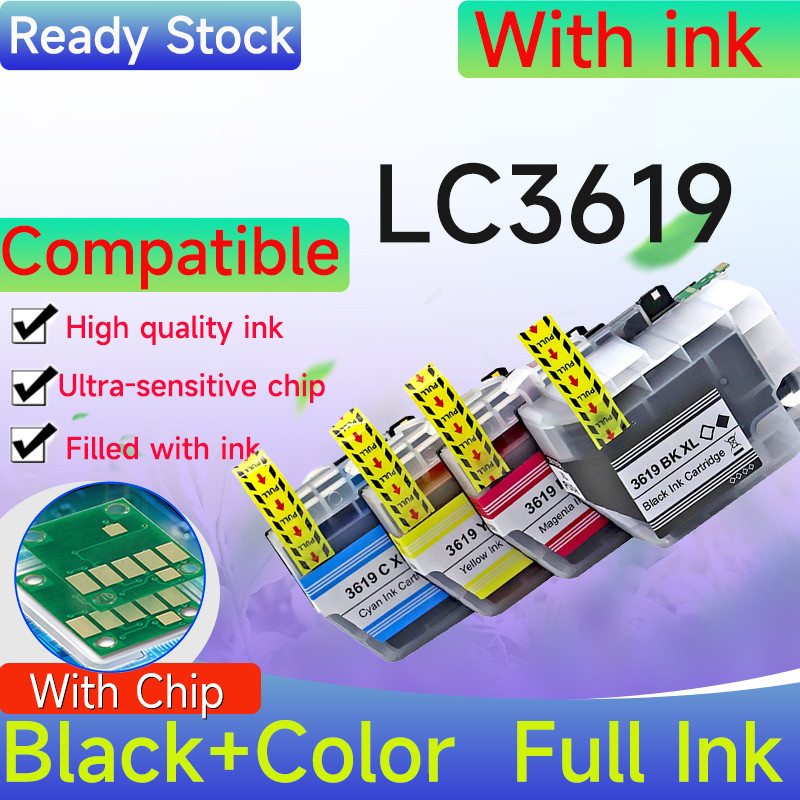ใช้งานร่วมกับ Brother LC-3619XL 3619XL LC3619 LC3619XL LC3617XL 3617XL LC3617 ตลับหมึก J2730dw J3530