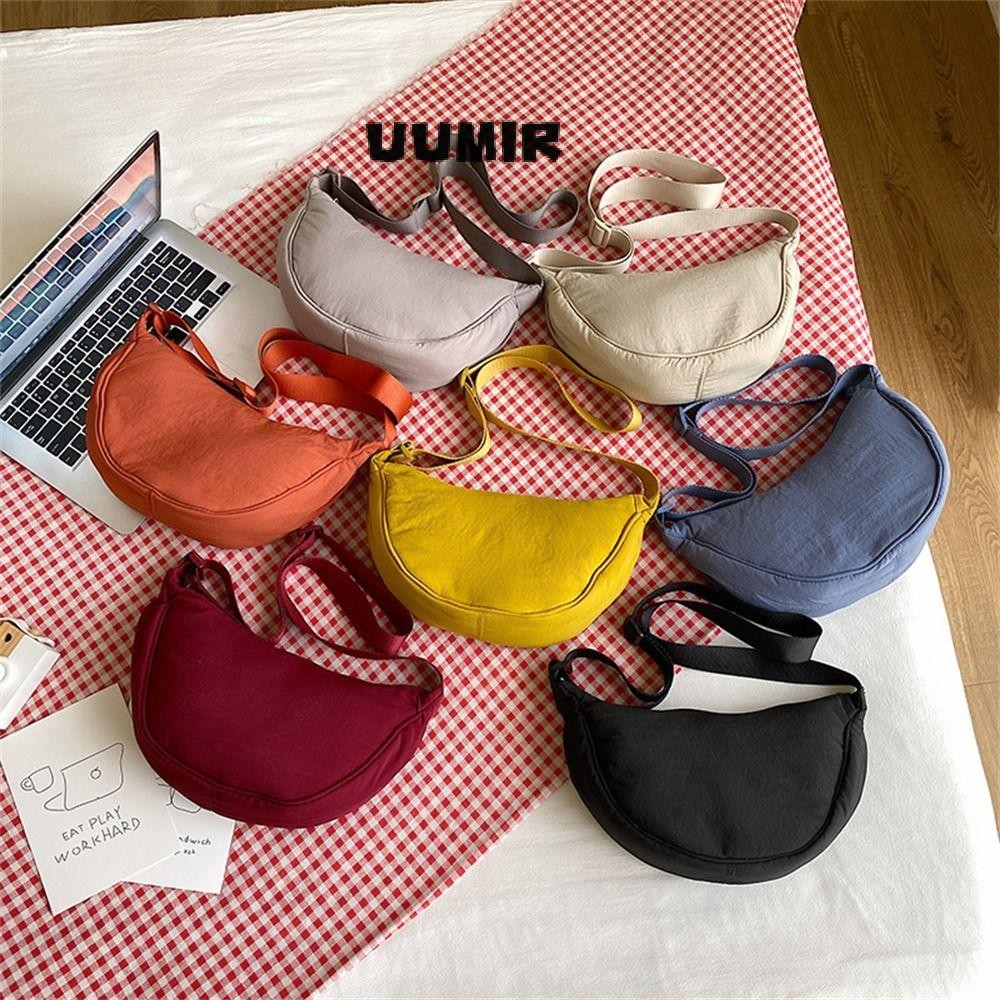 UUMIR กระเป๋าสะพายข้างแฟชั่น Half Moon Shape Sling Dumpling Bag