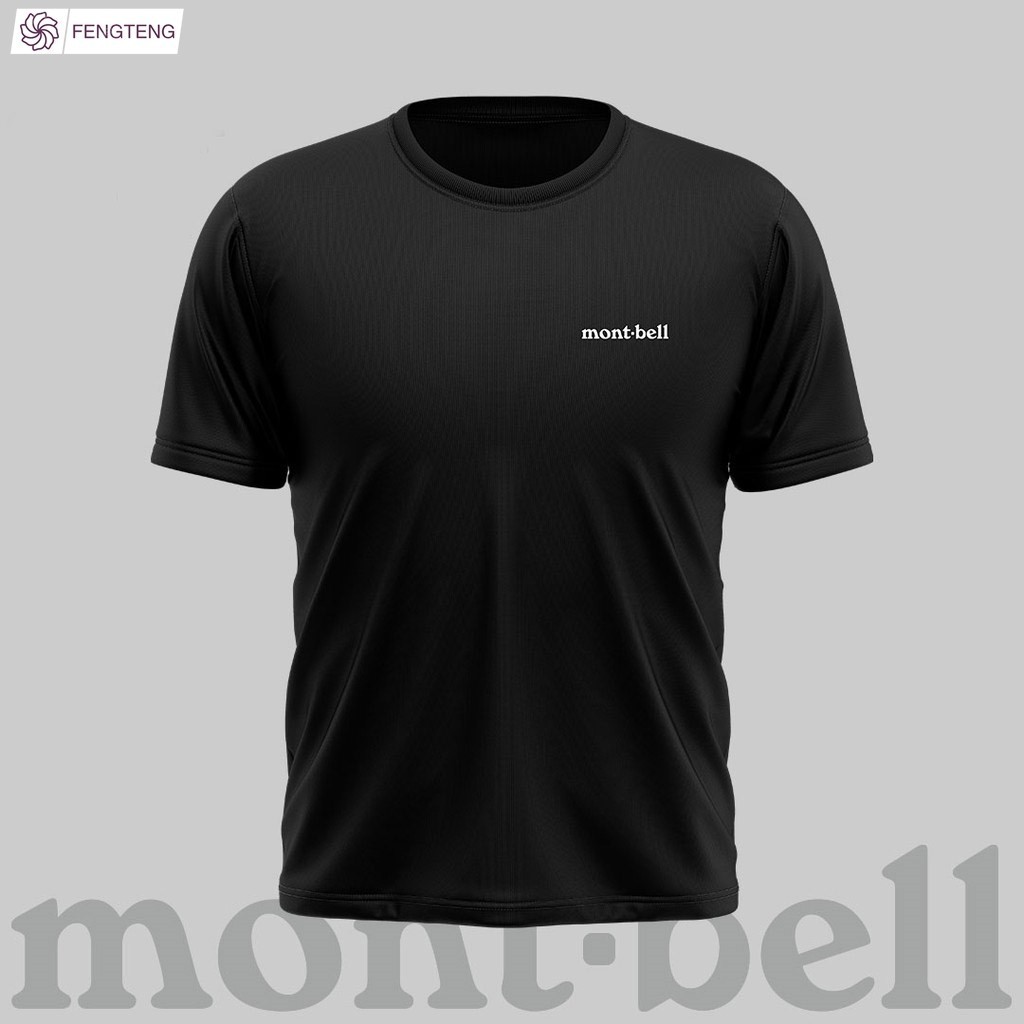 008 เสื้อยืด Montbell vA Baju Montbell (เสื้อยืดไมโครไฟเบอร์) เสื้อยืดกลางแจ้ง เสื้อยืดเดินป่า เสื้อ