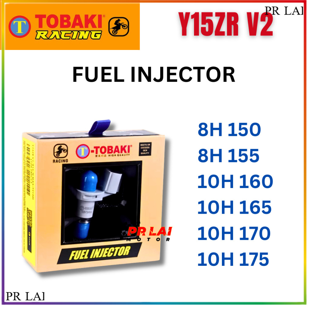 TOBAKI Y15ZR V2 RACING FUEL INJECTOR 8H 10H 150 155 160 165 170 175 CC Y15 V2