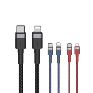 [ส่งไว] Orsen by Eloop S51 สายชาร์จเร็ว Type C to L Cable 3A 27W สายถัก ยาว 1 เมตร ทนทาน ไม่พันกัน ถ่ายโอนข้อมูลได้