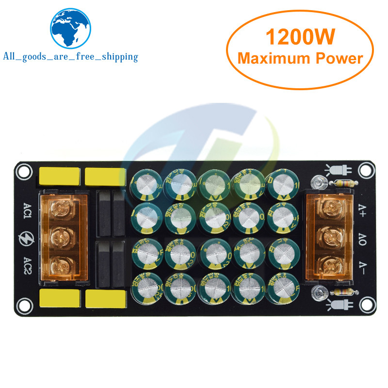 Dual Power Supply Rectifier Filter Power Amplifier Rectifier Filter Board Module 1200W