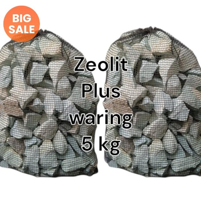 Zeolite 5 กก. plus waring / zeolite ใหม่ / zeolite / สื่อกรอง / สื่อกรองปลาคาร์ฟ / กรองตู้ปลา / กรอง