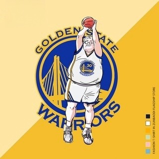 Spoof Slam Dunk Coach Curry บาสเกตบอลเสื้อยืดผ้าฝ้ายสำหรับผู้ชายฤดูร้อน กีฬาแขนสั้น