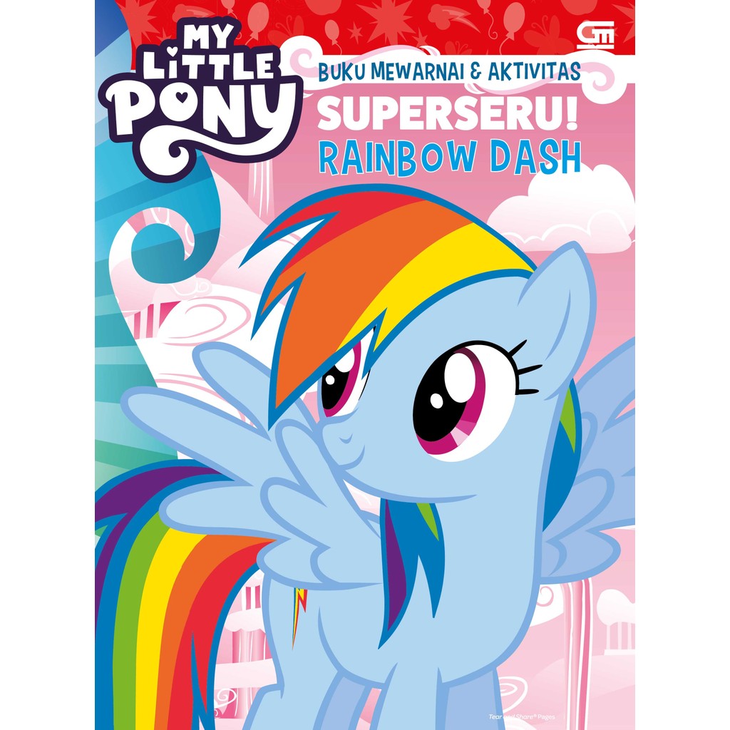 TKK88 My Little Pony: หนังสือระบายสีและกิจกรรม Superseru! (พร้อมชื่อเรื่องต่างๆ) - Hasbro Internatio