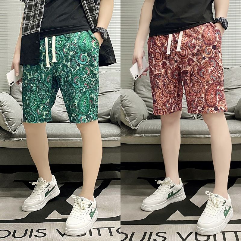 TT HOME01 กางเกงขาสั้นแฟชั่นน่ารัก สามารถสวมใส่ได้ทั้งชายหญิง ลวดลายสมัยใหม่ใส่สบาย QC-DK8015