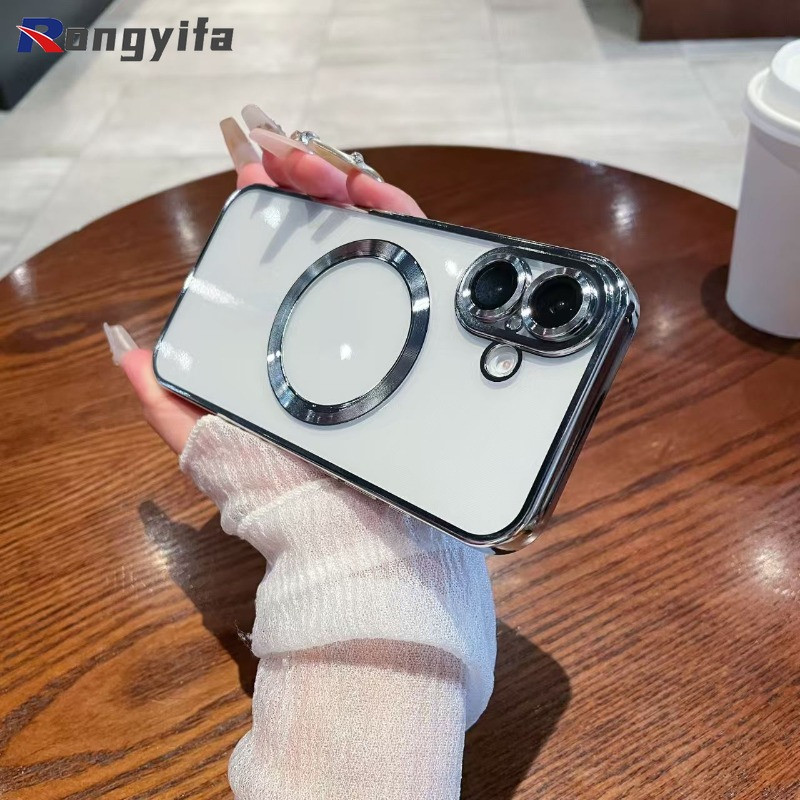 หรูหราแม่เหล็กไร้สายชาร์จเคสโทรศัพท์สําหรับredmi A3 Turbo 3 13C 12 12C A1 A2 A1 + A2 + 10 10C 9 9A 9