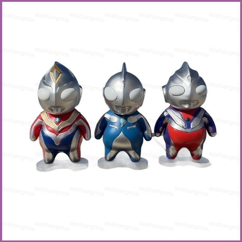 5y Ultraman Action Figure Ultraman Dyna Ultraman Cosmos Fat Light Cub ตุ๊กตาของเล่นสําหรับเด็กเครื่อ