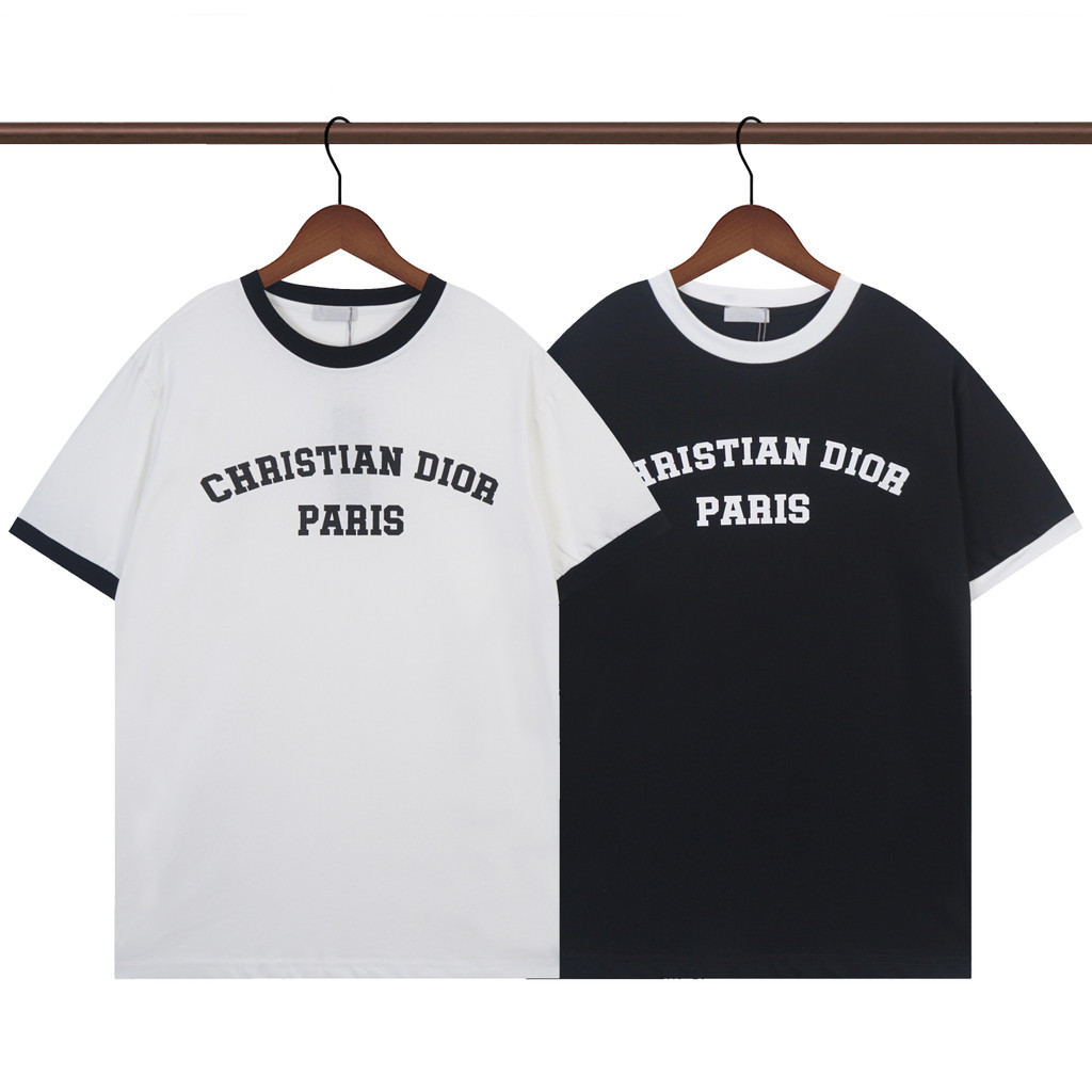 ดิโอ - เสื้อยืดลําลองทรงหลวมแฟชั่นแขนสั้นสําหรับผู้ชายและผู้หญิง