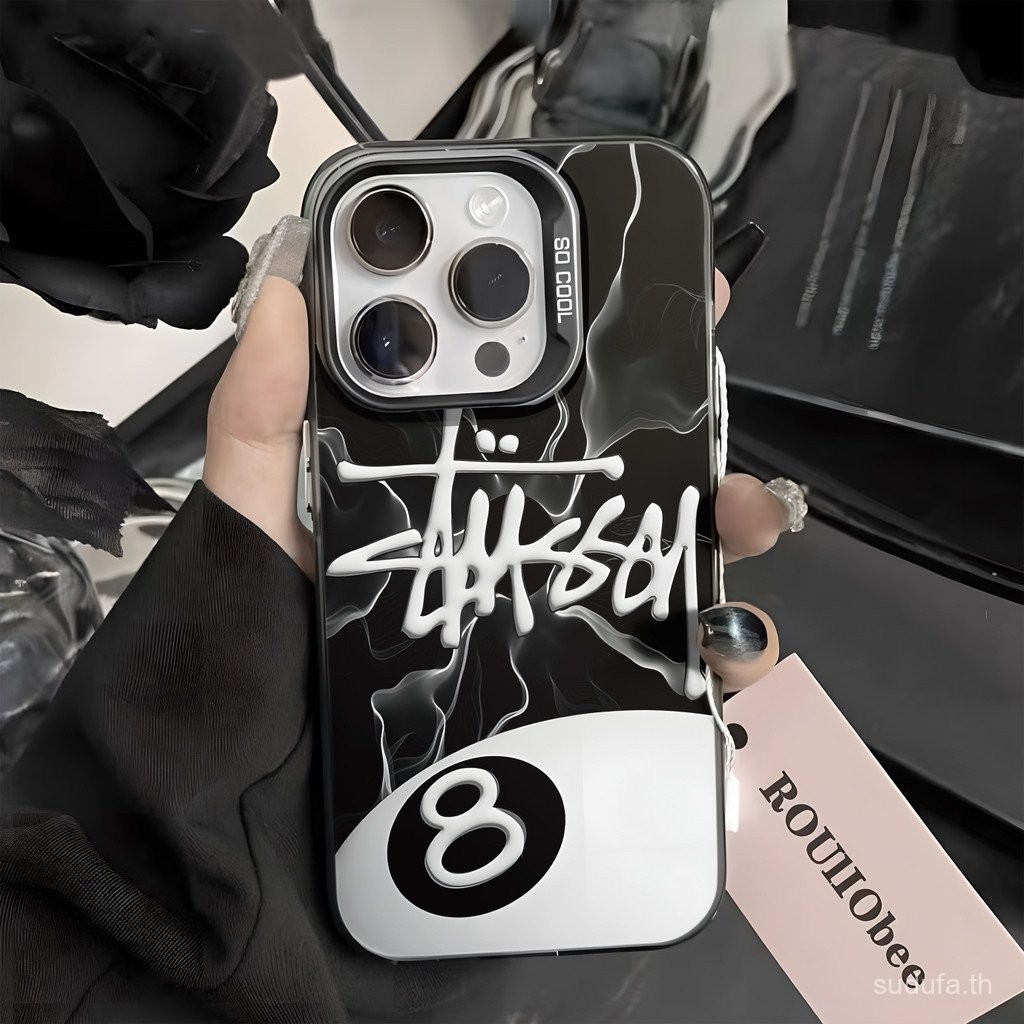 เคสโทรศัพท์มือถือเทรนด์แฟชั่น8เคสป้องกันการตกหล่นสำหรับ iPhone 13PROMAX 14PROMAX 15PROMAX 13 14 15 15 16 PRO MAX XR x XS 11 PROMAX 14PLUS