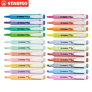 Stabilo Swing Cool Original / Pastel / Naturecolors 22 Colours I ปากกาเน้นข้อความด้ามเดี่ยวแบบสลิมมีครบ 28 สี