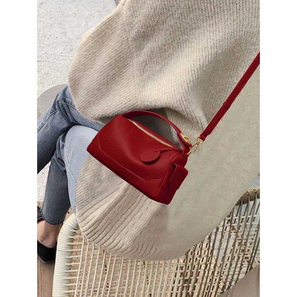 ใหม่ฤดูใบไม้ผลิและฤดูร้อนแฟชั่นชนกลุ่มน้อยการออกแบบพื้นผิวมือไหล่ Crossbody หมอนกระเป๋าทุกการจับคู่