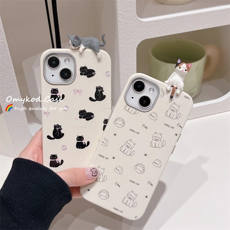 3dตุ๊กตาปลอกสําหรับoppo A3s A7 A31 A5 A92A53 A95 A94 A93 A16k A15 A16 A38 A57 A98 A76 A78 A79 A60 เคสโทรศัพท์INSเกาหลีกันกระแทกหนังนุ่มDrop
