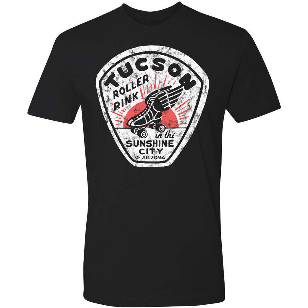 Retro Travel Tee T เสื้อ Roller Skate Tucson Az Roller Rink