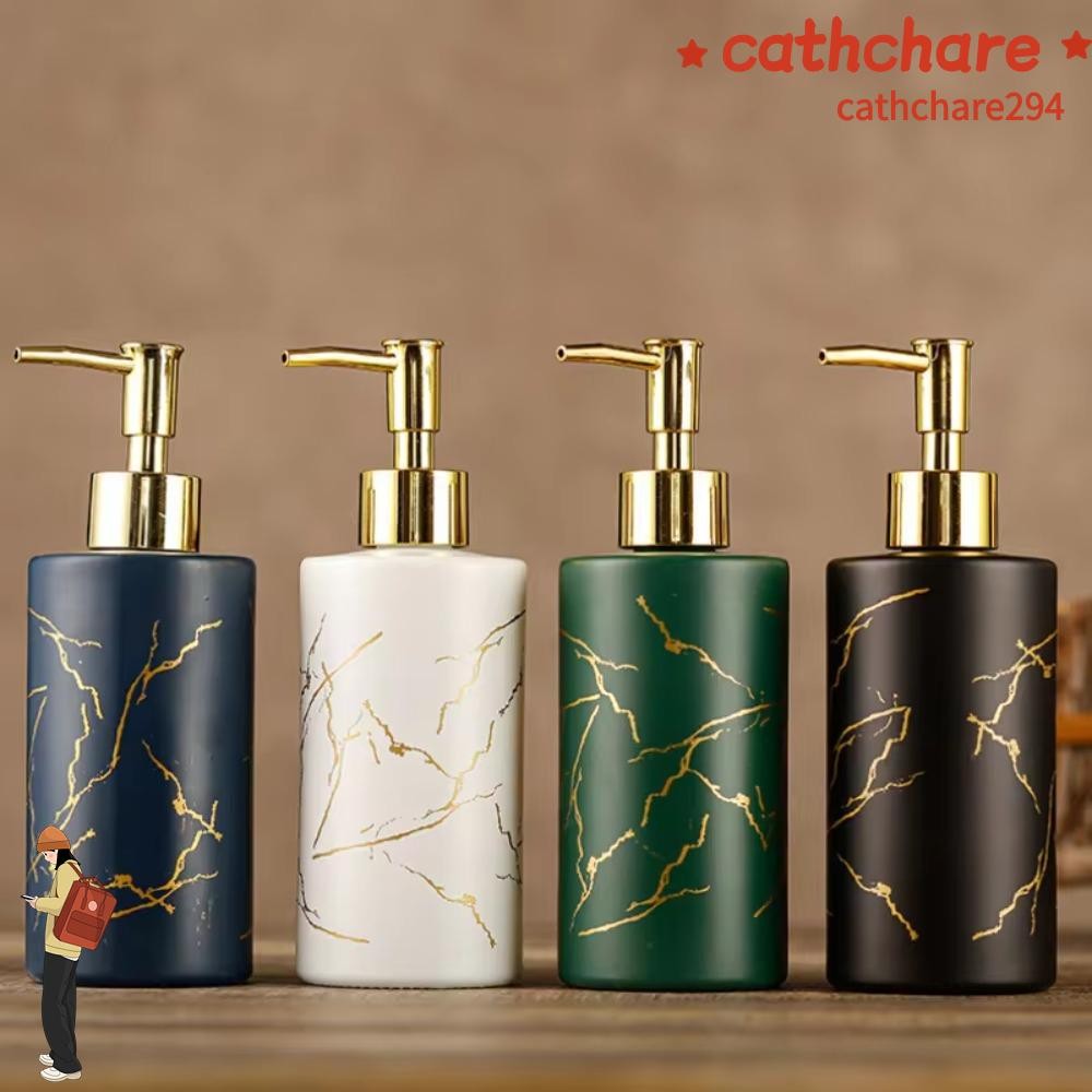 แคทชรี294ขวดอิมัลชันแก้ว,เซรามิกขวดโลชั่นอาบน้ํารีฟิล,เครื่องจ่ายสบู่ขวดแชมพูอุปกรณ์ห้องน้ําขวดเจลทําความสะอาดมือ
