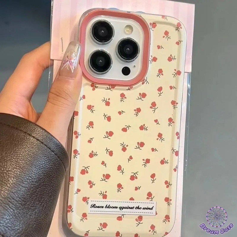 แฟชั่นโรแมนติกดอกกุหลาบน้อยเคสสำหรับ Samsung A15 A32 A54 รูปที่ 6
