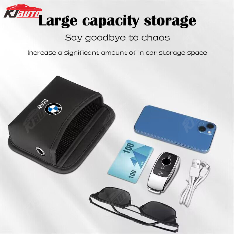 Storage Box & Leg Rest Bmw Any ตําแหน่งรถกระเป๋าหนังถังขยะอุปกรณ์เสริมสําหรับ 3 Series 5 Series X5 X3 X1 2 Series 1 Series 4 Series X4 - รูปที่ 5