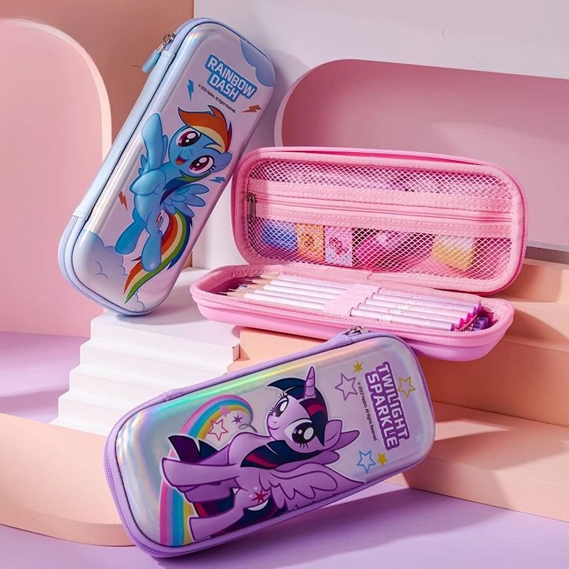 Originality My Little Pony Pencil-box Children EVA กล่องดินสอสามมิติสาวน่ารัก 3D กล่องดินสอนักเรียนความจุขนาดใหญ่กล่องดินสอการ์ตูน