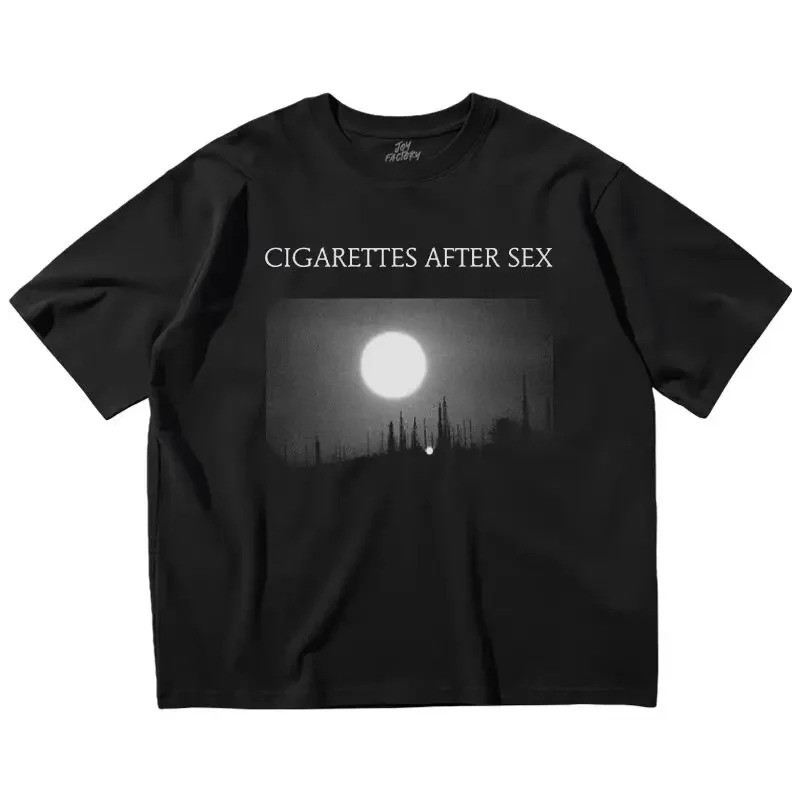 Band CIGARETTES AFTER SEX ขายร้อน ผู้หญิง band Graphic บุหรี่ After Sex T เสื้อแขนสั้นผ้าฝ้าย T เสื้อ TEE S-5XL