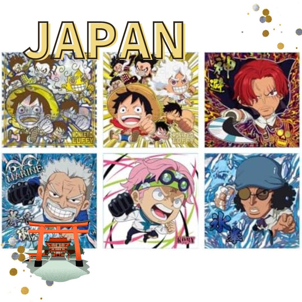 This is a genuine Japanese product.【Direct from Japan】BANDAI Niformation One Piece Great Pirate Seal Wafer LOG.10 1 ชิ้น (Latest version) เวเฟอร์