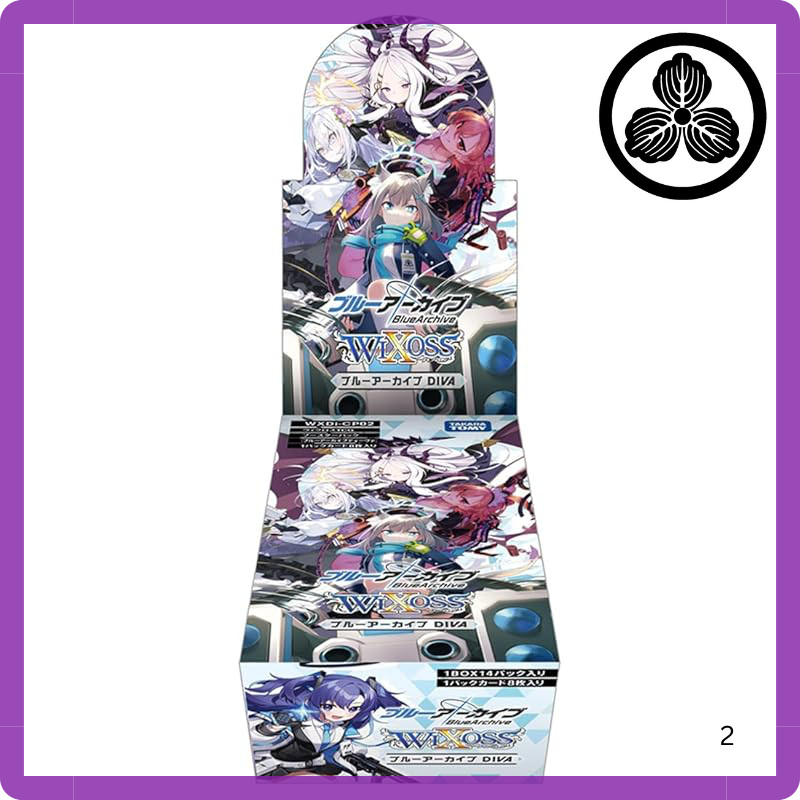 TAKARA TOMY WIXOSS WXDi-CP02 WIXOSS TCG Booster Pack Blue Archive DIVA BOX