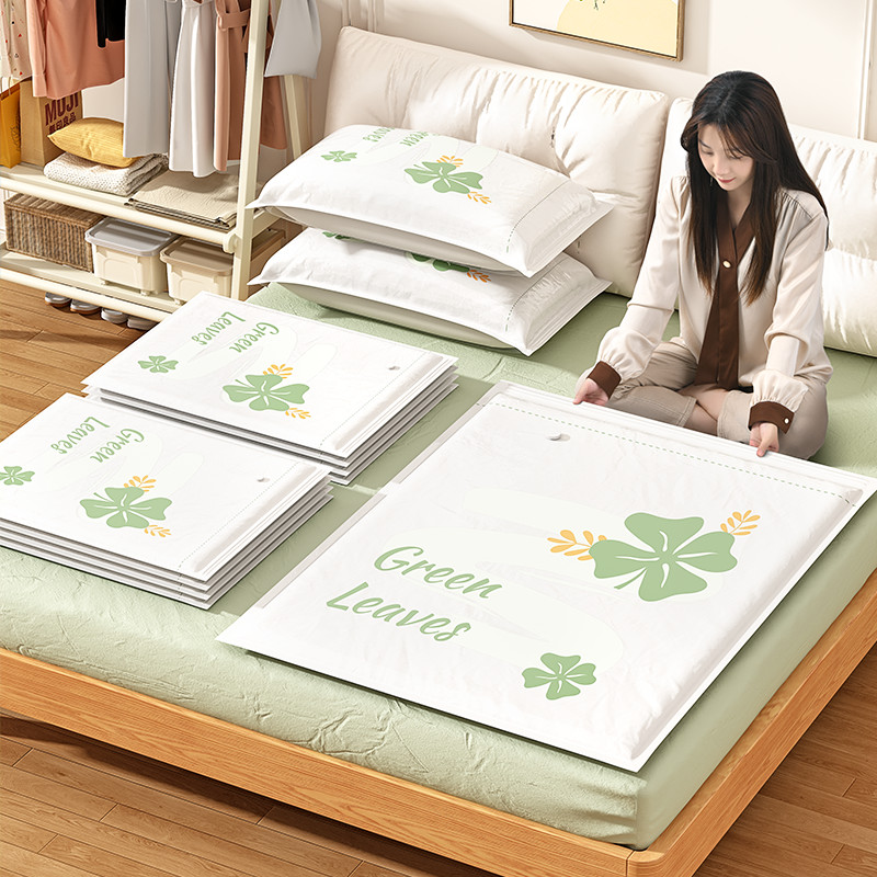 ถุงสุญญากาศ ถุงจัดเก็บเสื้อผ้า ถุงบีบอัด ถุงบีบอัดสูญญากาศ จัดเก็บของ กระชับพื้นที่ สามารถนำกลับมาใช้ใหม่ได้  Vacuum Bag - รูปที่ 7