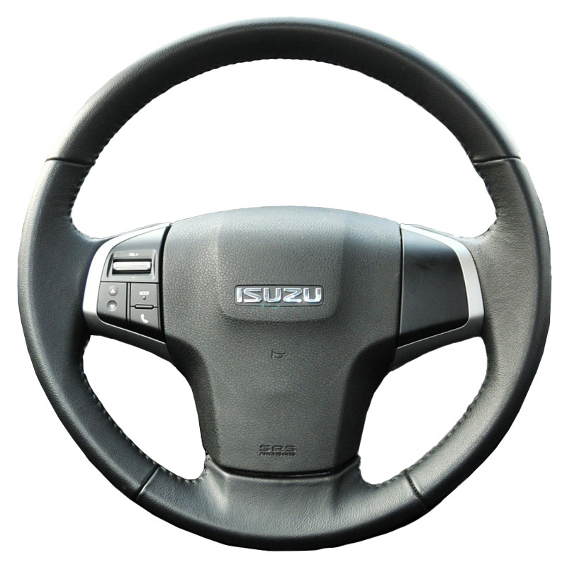 ที่กําหนดเองพวงมาลัยรถสําหรับ Isuzu D-Max MU-X 2013-2020 Holden Colorado AU 2012-2019 หนังเทียมพวงมาลัย