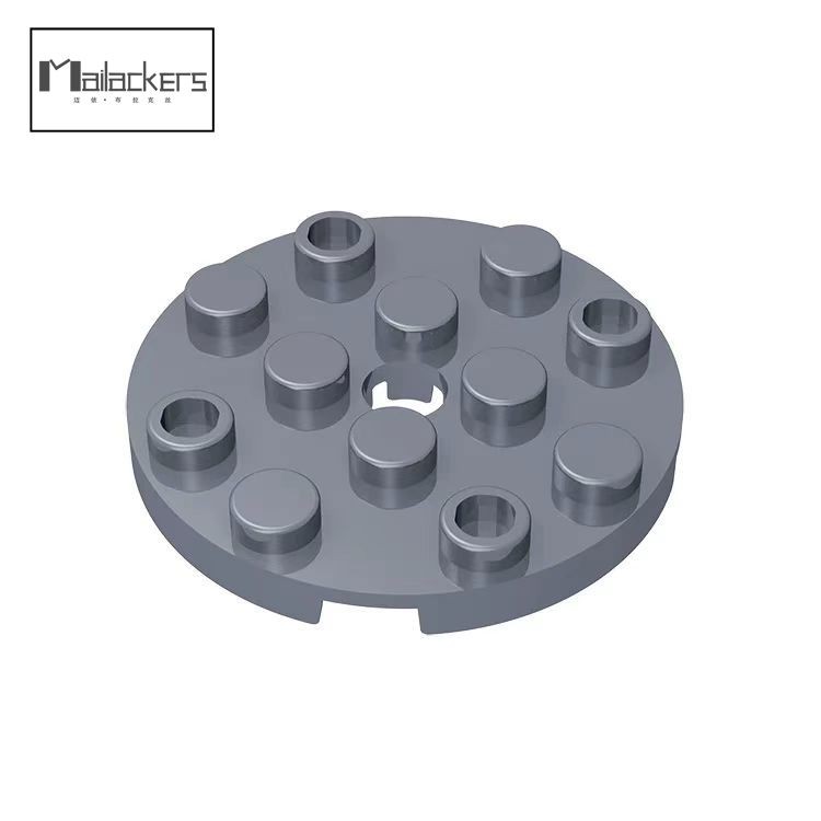 60474 อิฐ 50 ชิ้นแผ่น 4x4 แผ่นวงกลมอนุภาคขนาดเล็ก Building Blocks MOC อุปกรณ์เสริม (ยี่ห้อ L ที่เข้า