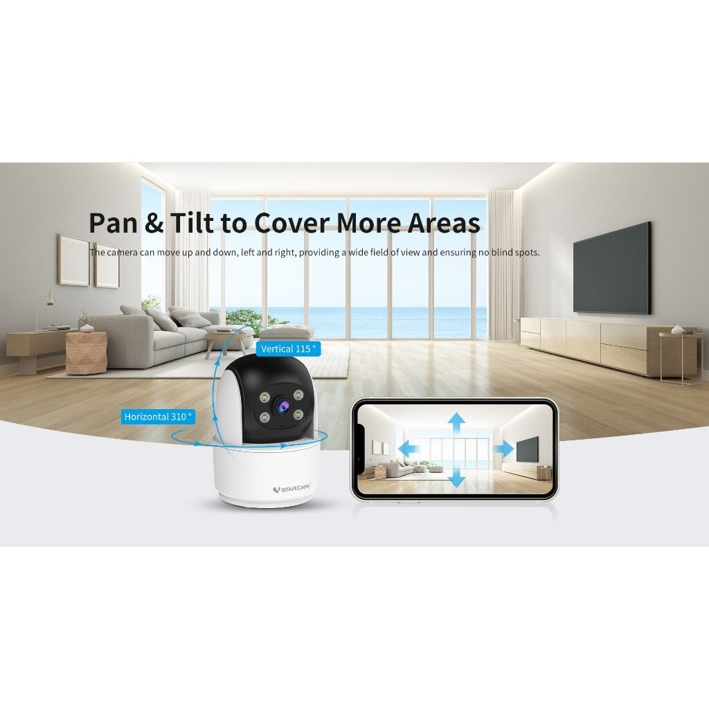 Vstarcam  C996 IPcamera ความละเอียด 2MP กล้องวงจรปิดไร้สาย Indoor มีระบบ AI+