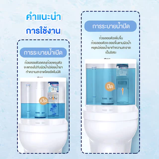 น้ำยาดับกลิ่นชักโครก เจลดับกลิ่นชักโครก ช่วยขจัดคราบ ลดกลิ่นเหม็น กำจัดแบคทีเรียในชักโครก ปล่อยอัตโนมัติ ฆ่าเชื้อ 99%