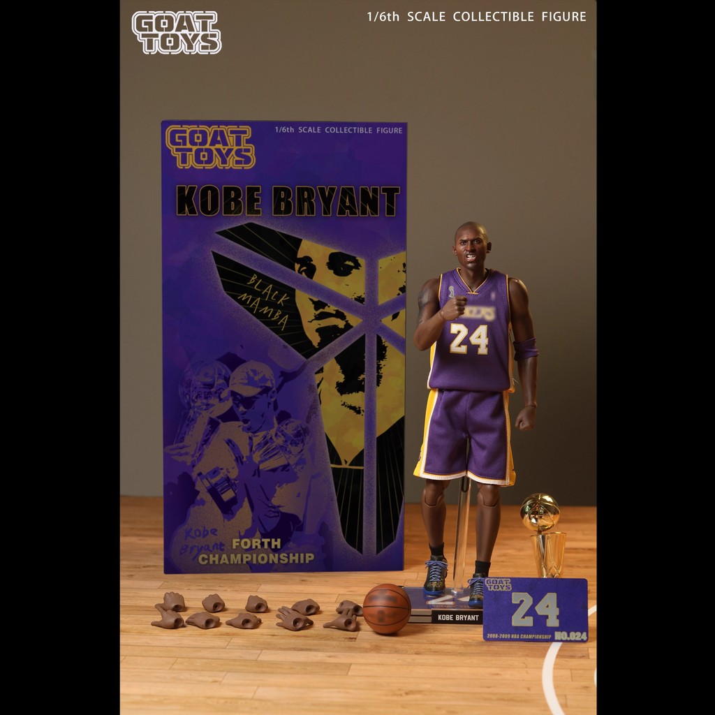 ของเล่นแพะ 1/6 Kobe Bryant Fourth Championship 1/6th Scale Collectible Figure