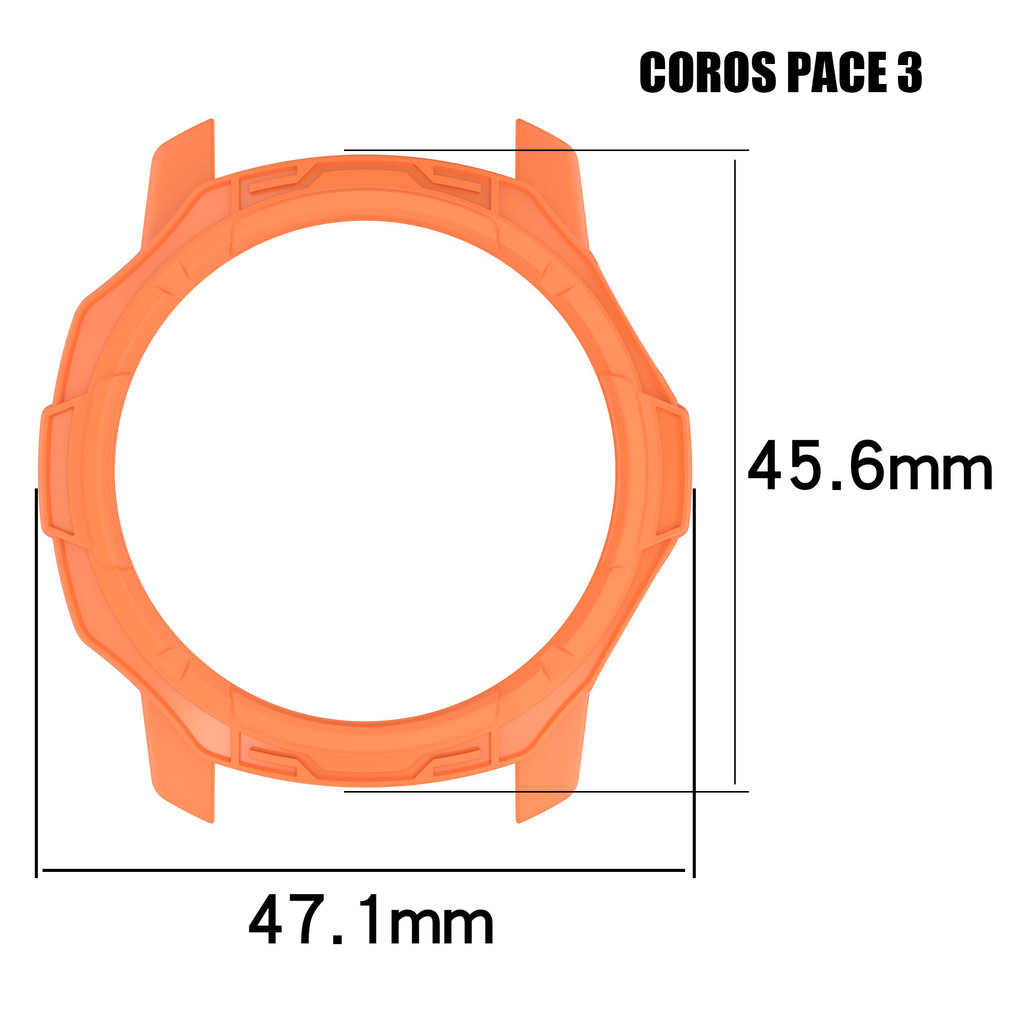 เคสซิลิโคน TPU ฝาครอบป้องกันกันชนกันรอยขีดข่วนสําหรับ Coros PACE 3 pro PACE3 PACE pro