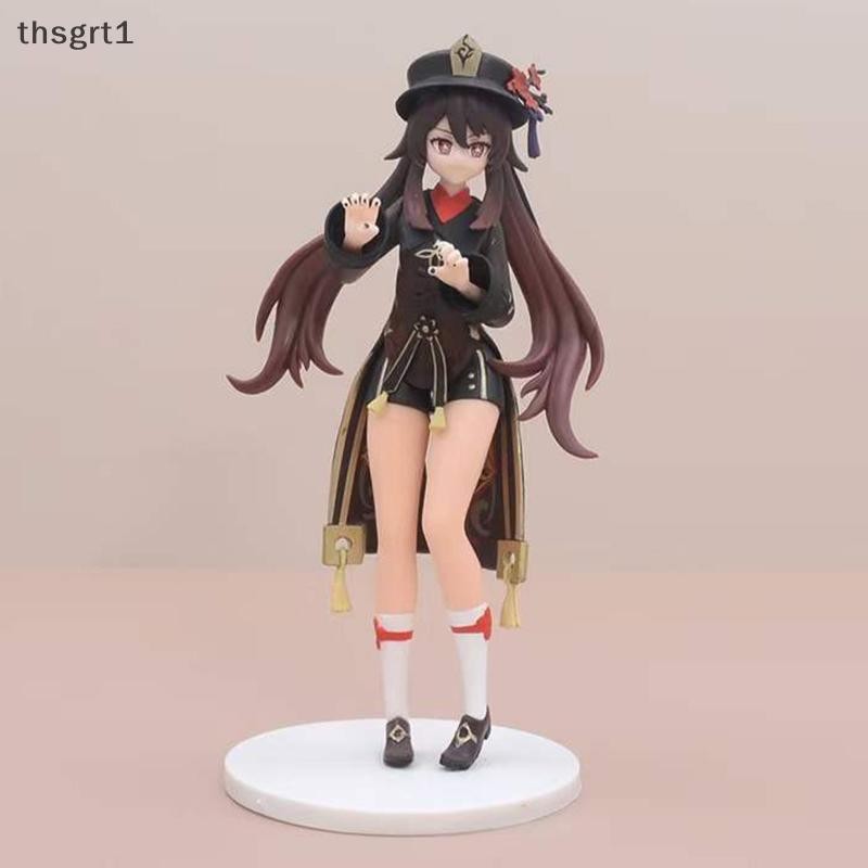 [Thsgrt1] 18 ซม.Genshin Impact Hu Tao อะนิเมะรูป Genshin Impact Klee Action Figure PVC คอลเลกชันตุ๊กตาของเล่นของขวัญ [sam]