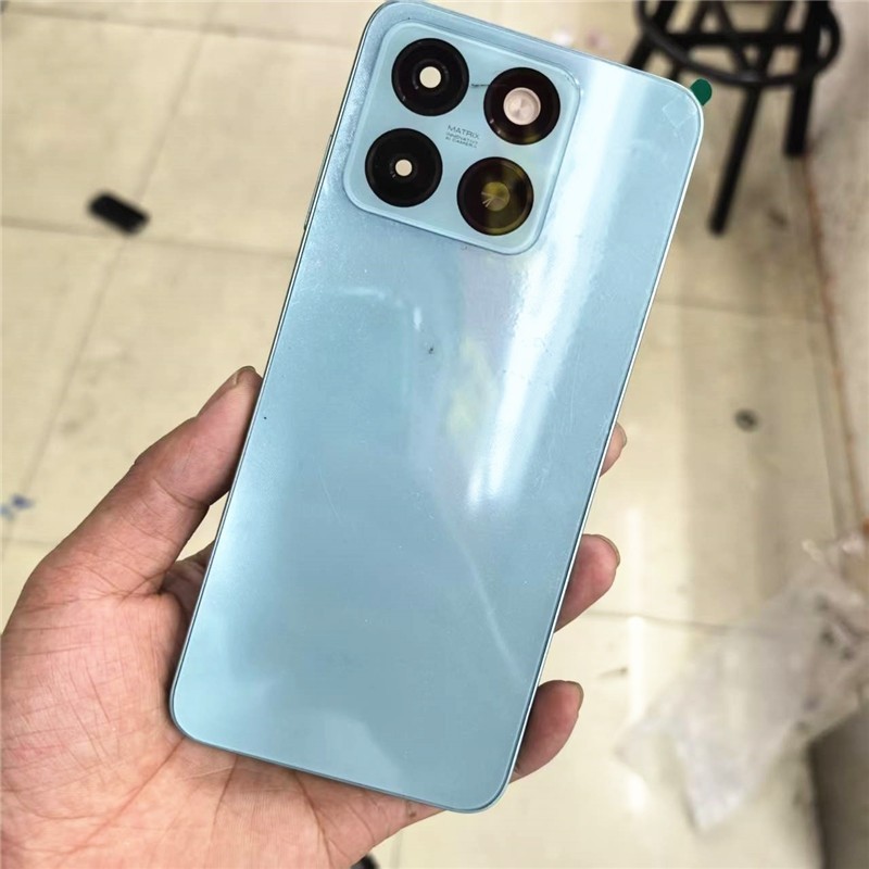 ฝาหลังแบตเตอรี่สําหรับ ZTE Blade A55 Z2450 กรอบกลางประตูกรณีด้านหลังชิ้นส่วนกระจกเปลี่ยน