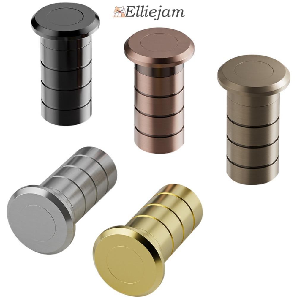 เอลลีจาม ฝาครอบกลอนประตูแบบปกปิด, ฝาครอบสลักทองแดงทองเหลืองกันฝุ่น, อุปกรณ์ป้องกันสลักประตูทรายที่มองไม่เห็นที่ทนทานฮาร์ดแวร์บ้