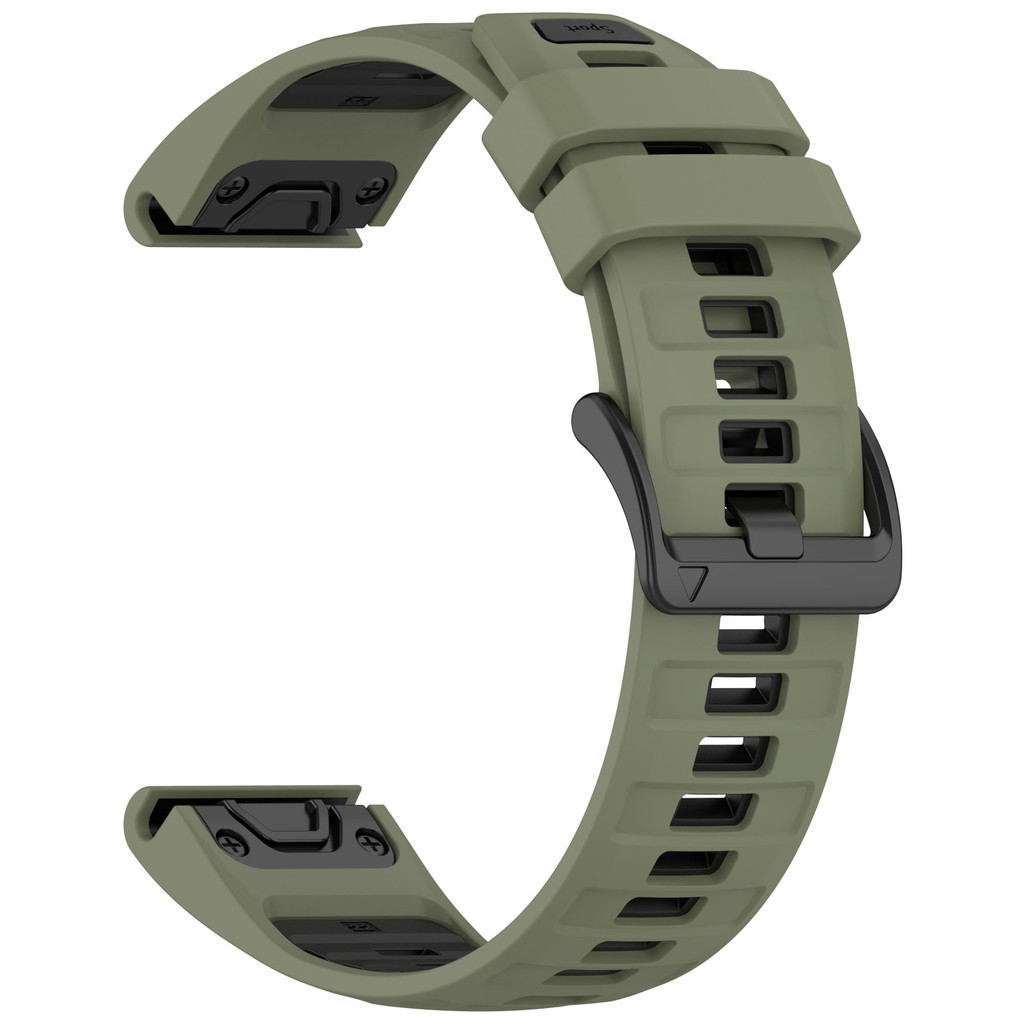 22 มม.26 มม.กีฬาซิลิโคน Quick Fit สําหรับ Garmin Fenix 8 7 6 5 plus 47 มม. 51 มม. / 955 965 745 935 945 / instinct 2 3 / Fenix 7x 6x 5x