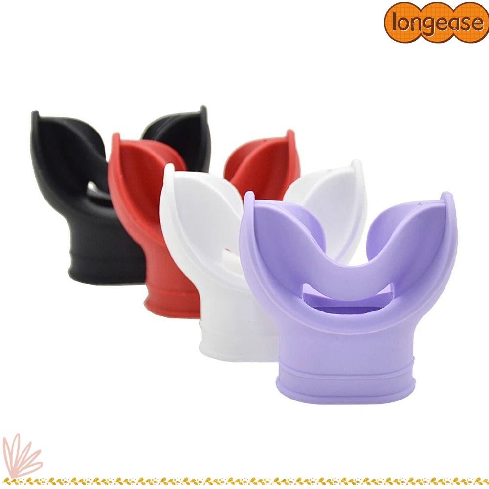 LONGE Scuba Regulator Mouthpiece, Universal สบาย Snorkel Regulator Mouthpiece, Ergonomic อุปกรณ์ดําน