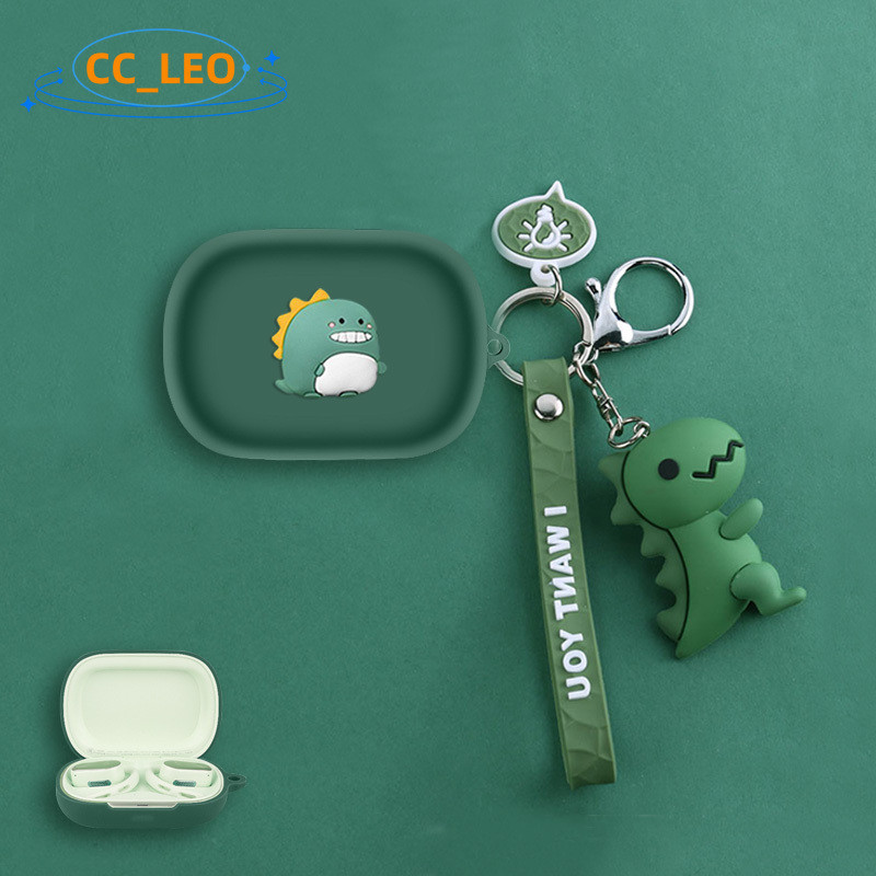 Suitable for EDIFIER Comfo Flex Case Cartoon Dinosaur Astronaut Keychain Pendant EDIFIER A6 Open Ear
