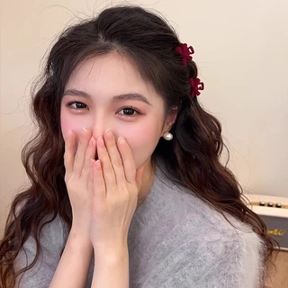 [2025 สไตล์ใหม่] โบว์ผูกริมฝีปากและกิ๊บสำหรับผมทรงเจ้าหญิง อุปกรณ์แต่งผมสไตล์หวาน