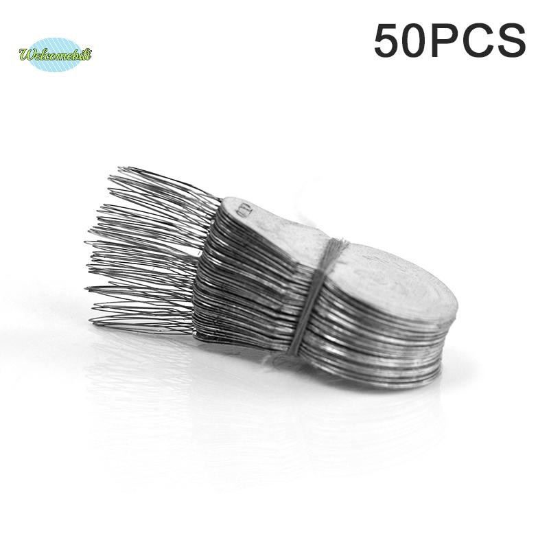 [ยินดีต้อนรับ] 50 ชิ้น Bow Wire Needle Threader เครื่องแทรกด้ายเย็บผ้ามือเครื่องมือใหม่