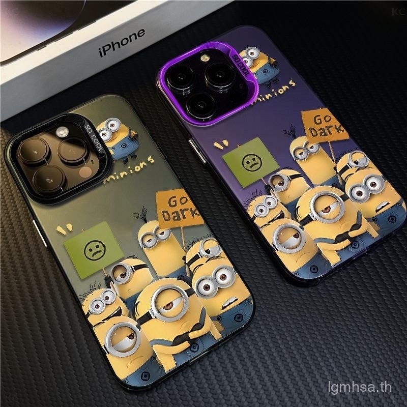 เคสโทรศัพท์ทีมมินเนียน สร้างสรรค์การ์ตูน แฟชั่นขายร้อน เข้ากันได้กับ iPhone 11 12 13 14 15 16 Pro Max 15 Pro Max 14 Pro Max 13 Pro Max 11 Pro Max 12 Pro XS XR เคสซิลิโคนกันกระแทก