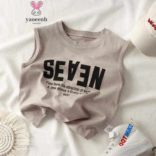 【YAOEENH】80-150 ซม.ฤดูร้อนชายหญิงเกาหลีรุ่นไหล่กว้างผ้าฝ้ายแ…